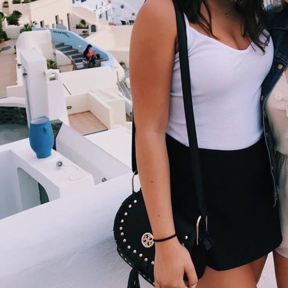 Black Mini Skort